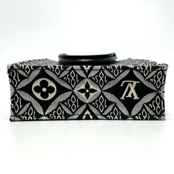 AUTHENTIC LOUIS VUITTON M80484 Monogram jacquard SINCE 1854 Petit Sac Plat 2WAY - Picture 4 of 8